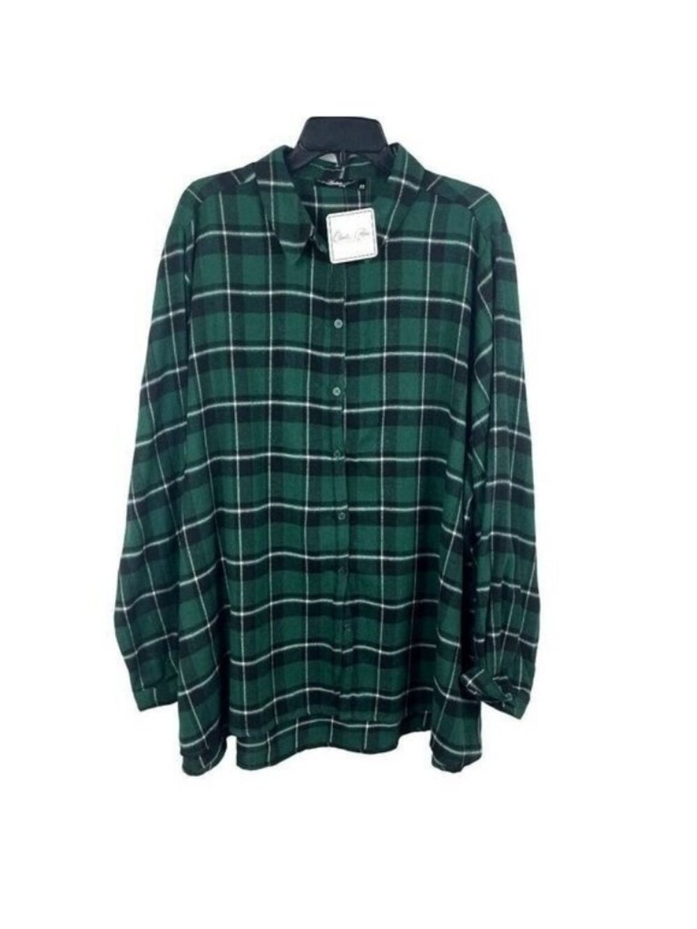 Andree By Unit Women Long Sleeve Button-down Shirt Size 3X